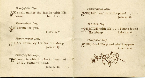 Bible Verse Book, Pages 9 and 10