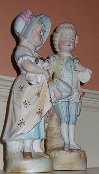Edward and Elizabeth Jacob Abbott's Bisque Figurines, Another View